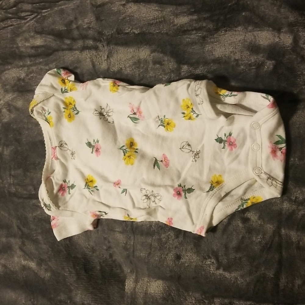 Carter's Baby Girl's Floral Onesie